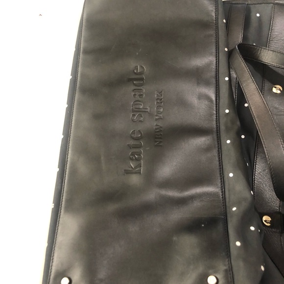 Large Kate Spade Polka Dot Travel Bag 
20 inches long  x 12 inches height - Picture 9 of 10